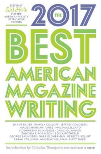 The Best American Magazine Writing 2017