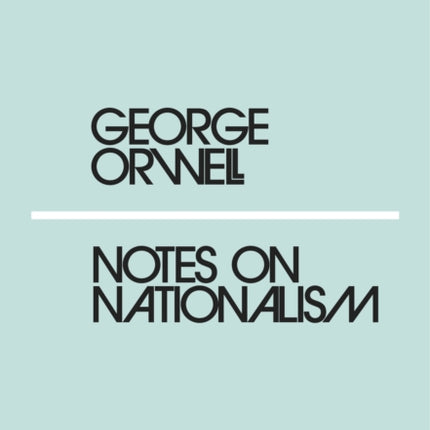 Notes on Nationalism