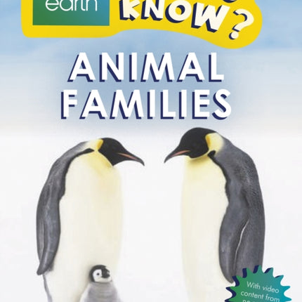 Do You Know? Level 1 – BBC Earth Animal Families