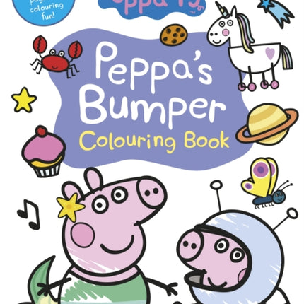 Peppa Pig: Peppa's Bumper Colouring Book: Official Colouring Book