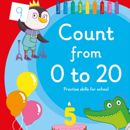 Count from 0 to 20: A Learn with Ladybird Activity Book 3-5 years: Ideal for home learning (EYFS)