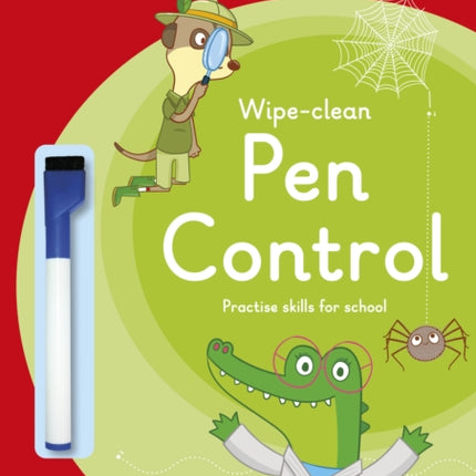 Pen Control: A Learn with Ladybird Wipe-Clean Activity Book 3-5 years: Ideal for home learning (EYFS)