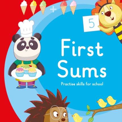 First Sums: A Learn with Ladybird Activity Book 3-5 years: Ideal for home learning (EYFS)