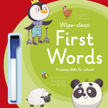 First Words: A Learn with Ladybird Wipe-Clean Activity Book 3-5 years: Ideal for home learning (EYFS)