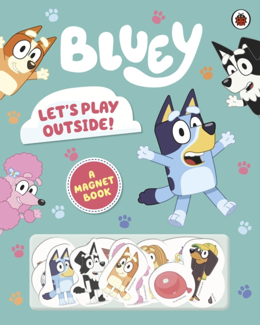 Bluey: Let's Play Outside!: Magnet Book