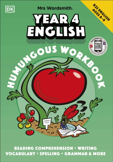 Mrs Wordsmith Year 4 English Humungous Workbook, Ages 8–9 (Key Stage 2): with 3 months free access to Word Tag, Mrs Wordsmith's fun-packed, vocabulary-boosting app!