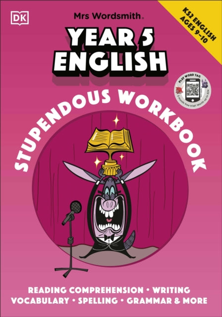 Mrs Wordsmith Year 5 English Stupendous Workbook, Ages 9–10 (Key Stage 2): with 3 months free access to Word Tag, Mrs Wordsmith's fun-packed, vocabulary-boosting app!