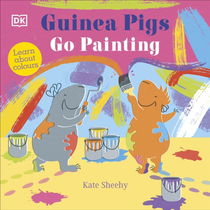 Guinea Pigs Go Painting: Learn About Colours