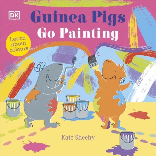 Guinea Pigs Go Painting: Learn About Colours