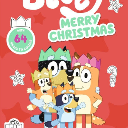 Bluey: Merry Christmas: A Colouring Book