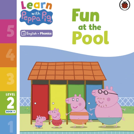 Learn with Peppa Phonics Level 2 Book 9 – Fun at the Pool (Phonics Reader)