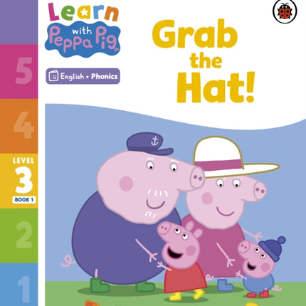 Learn with Peppa Phonics Level 3 Book 1 – Grab the Hat! (Phonics Reader)