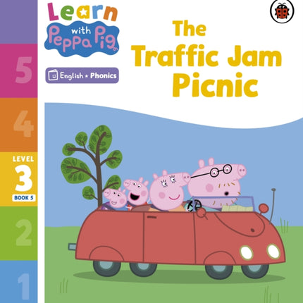 Learn with Peppa Phonics Level 3 Book 5 – The Traffic Jam Picnic (Phonics Reader)