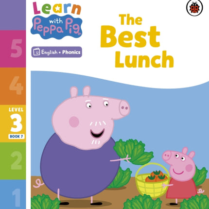 Learn with Peppa Phonics Level 3 Book 7 – The Best Lunch (Phonics Reader)