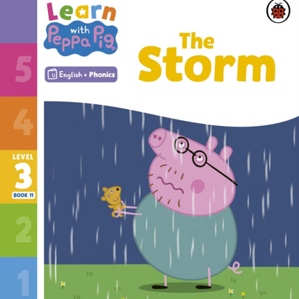 Learn with Peppa Phonics Level 3 Book 11 – The Storm (Phonics Reader)