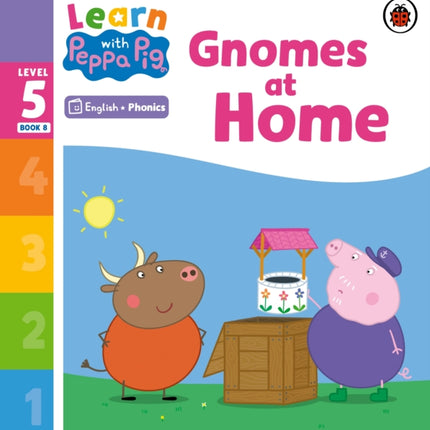 Learn with Peppa Phonics Level 5 Book 8 – Gnomes at Home (Phonics Reader)