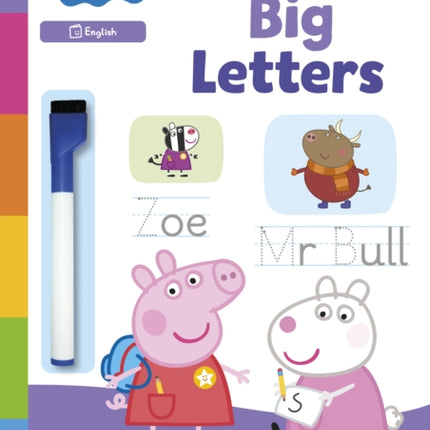 Learn with Peppa: Writing Big Letters: Wipe-Clean Activity Book