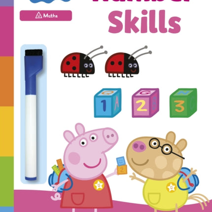 Learn with Peppa: Number Skills: A wipe-clean numbers book