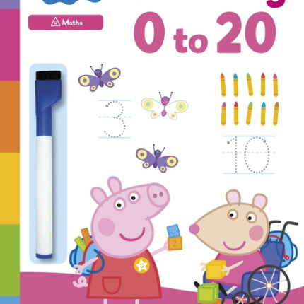 Learn with Peppa: Counting 0–20: Wipe-Clean Activity Book