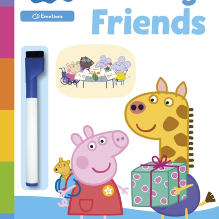 Learn with Peppa: Making Friends: Wipe-Clean Activity Book