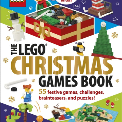 The LEGO Christmas Games Book: 55 Festive Brainteasers, Games, Challenges, and Puzzles