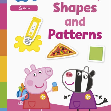 Learn with Peppa Colours Shapes and Patterns sticker activity book