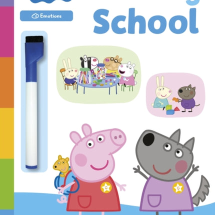 Learn with Peppa Starting School wipeclean activity book