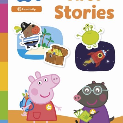 Learn with Peppa First Stories sticker activity book