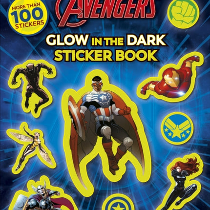 Marvel Avengers Glow in the Dark Sticker Book