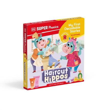 DK Super Phonics My First Decodable Stories Haircut Hippos