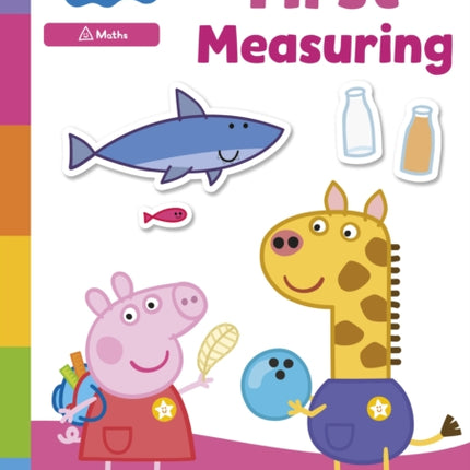 Learn with Peppa First Measuring sticker activity