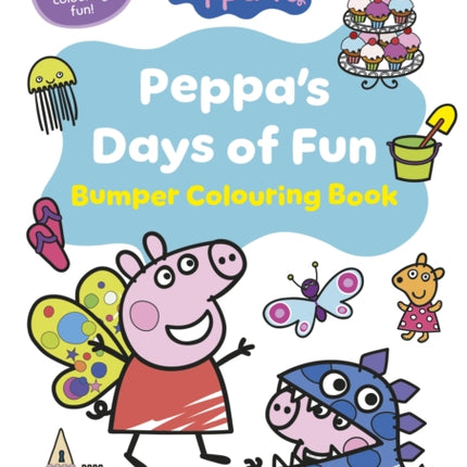 Peppa Pig Peppas Days of Fun Bumper Colouring