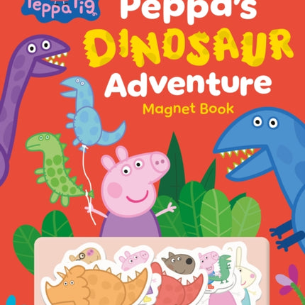 Peppa Pig Peppas Dinosaur Adventure Magnet Book