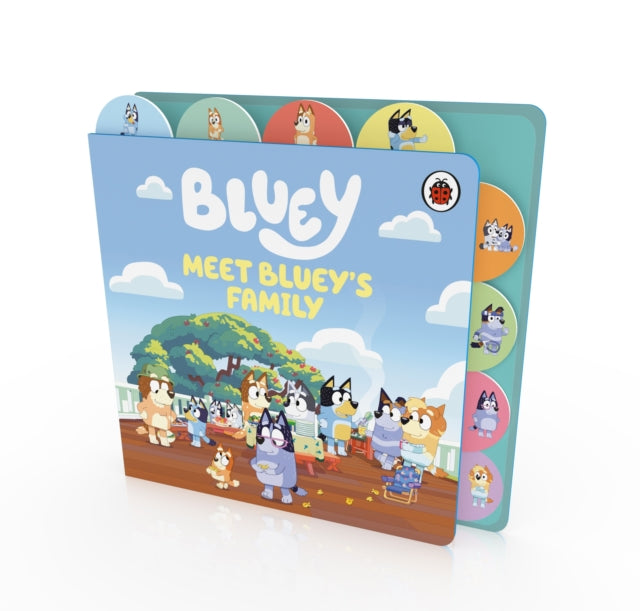 Bluey Meet Blueys Family Tabbed Board Book