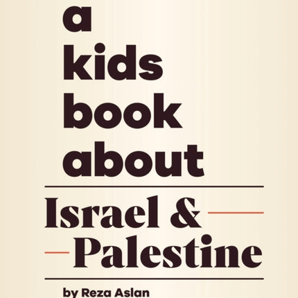 A Kids Book About Israel  Palestine