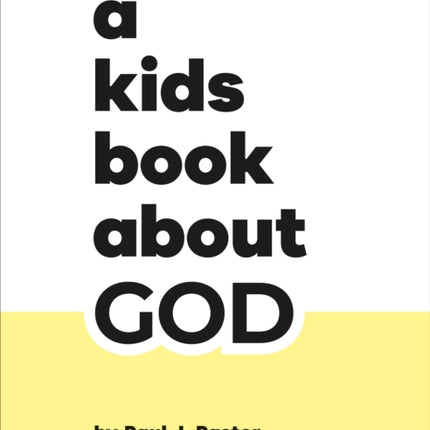 A Kids Book About God
