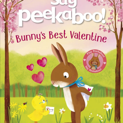 Say Peekaboo Bunnys Best Valentine