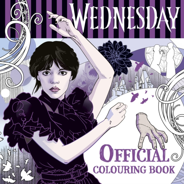 Wednesday Official Colouring Book