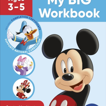 Disney Learning Big Workbook Ages 35