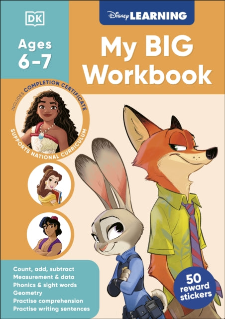 Disney Learning Big Workbook Ages 67 Year 2