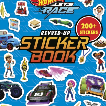 Hot Wheels Lets Race Revved Up Sticker Book