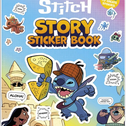 Disney Stitch Comic Sticker Book