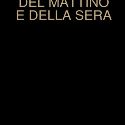 PREGHIERE DEL MATTINO E DELLA SERA