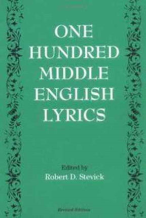 One Hundred Middle English Lyrics