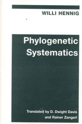 Phylogenetic Systematics