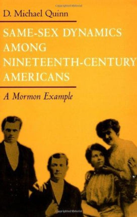 SameSex Dynamics among NineteenthCentury Americans