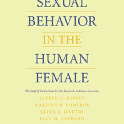 Sexual Behavior in the Human Female