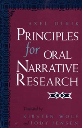 Principles for Oral Narrative Research