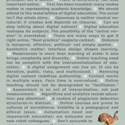 The Manifesto for Teaching Online