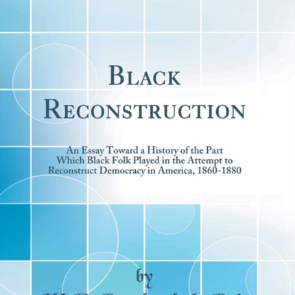 Black Reconstruction